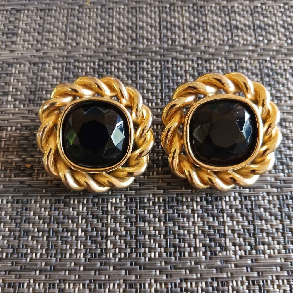 Vintage Givenchy Clip On Earrings